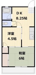 向山コーポフタカミの物件間取画像